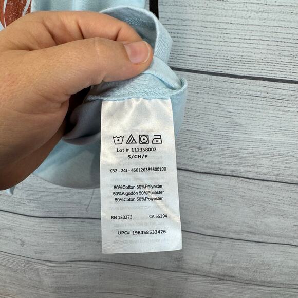 Wrangler Women's Blue "Long Live Cowgirls" Rodeo Graphic Tee Size Small - Picture 6 of 7